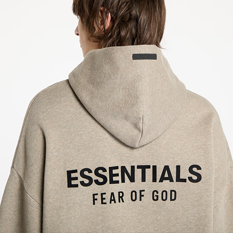 Fear Of God ESSENTIALS Fleece Hoodie Heather Gray | Footshop