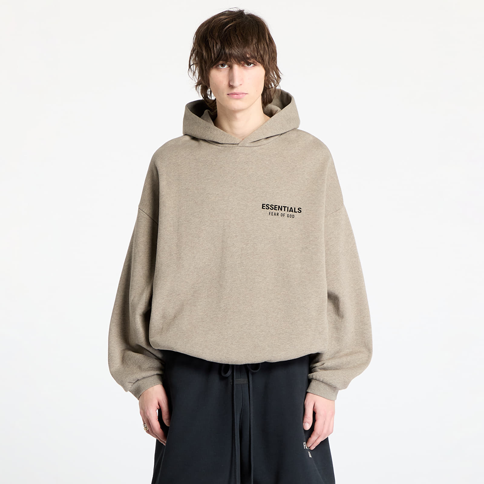 Суичърти Fear Of God ESSENTIALS Fleece Hoodie Heather Gray