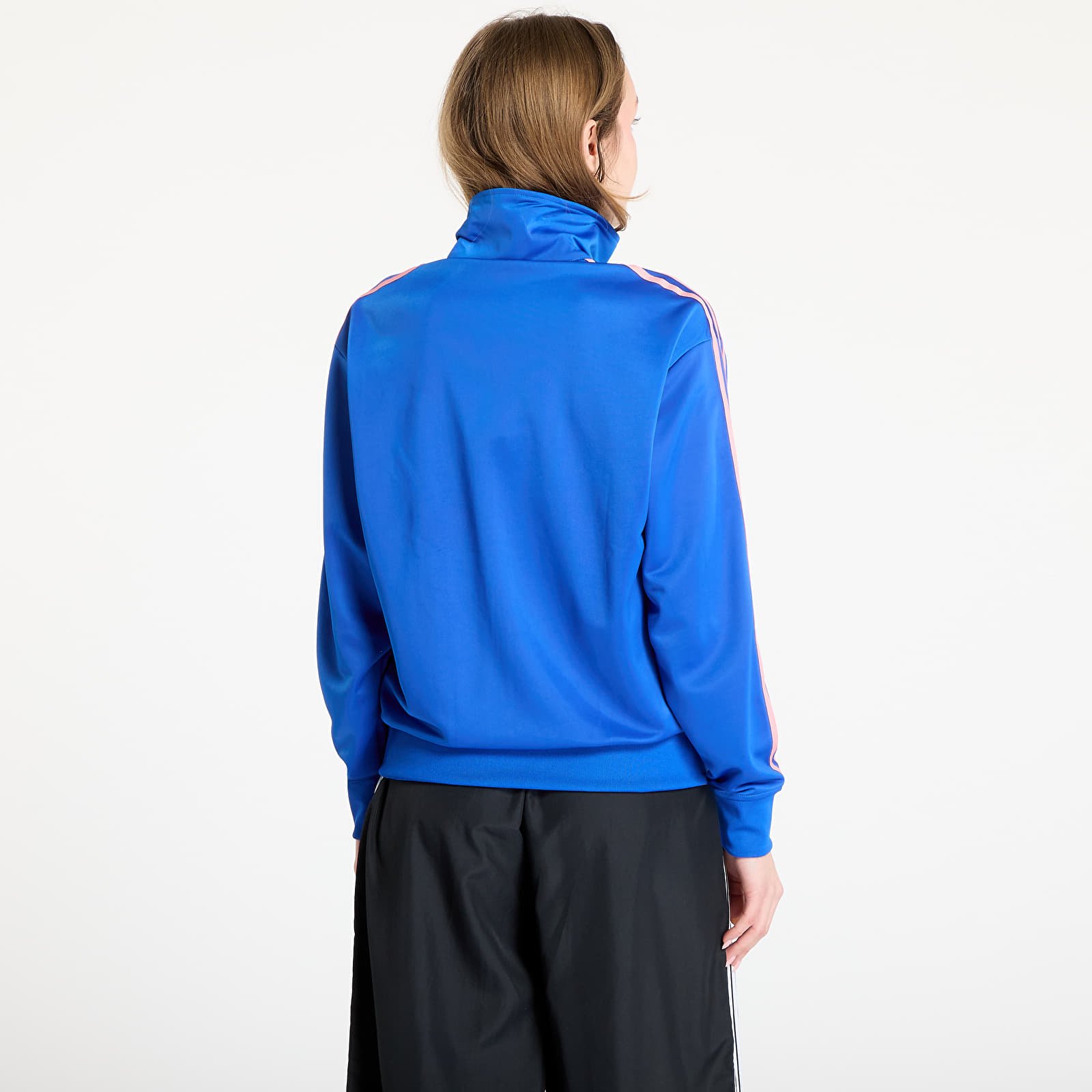 Bluzy adidas Firebird Adicolor Classic Loose Tracktop Blue/ Semi Pink Spark