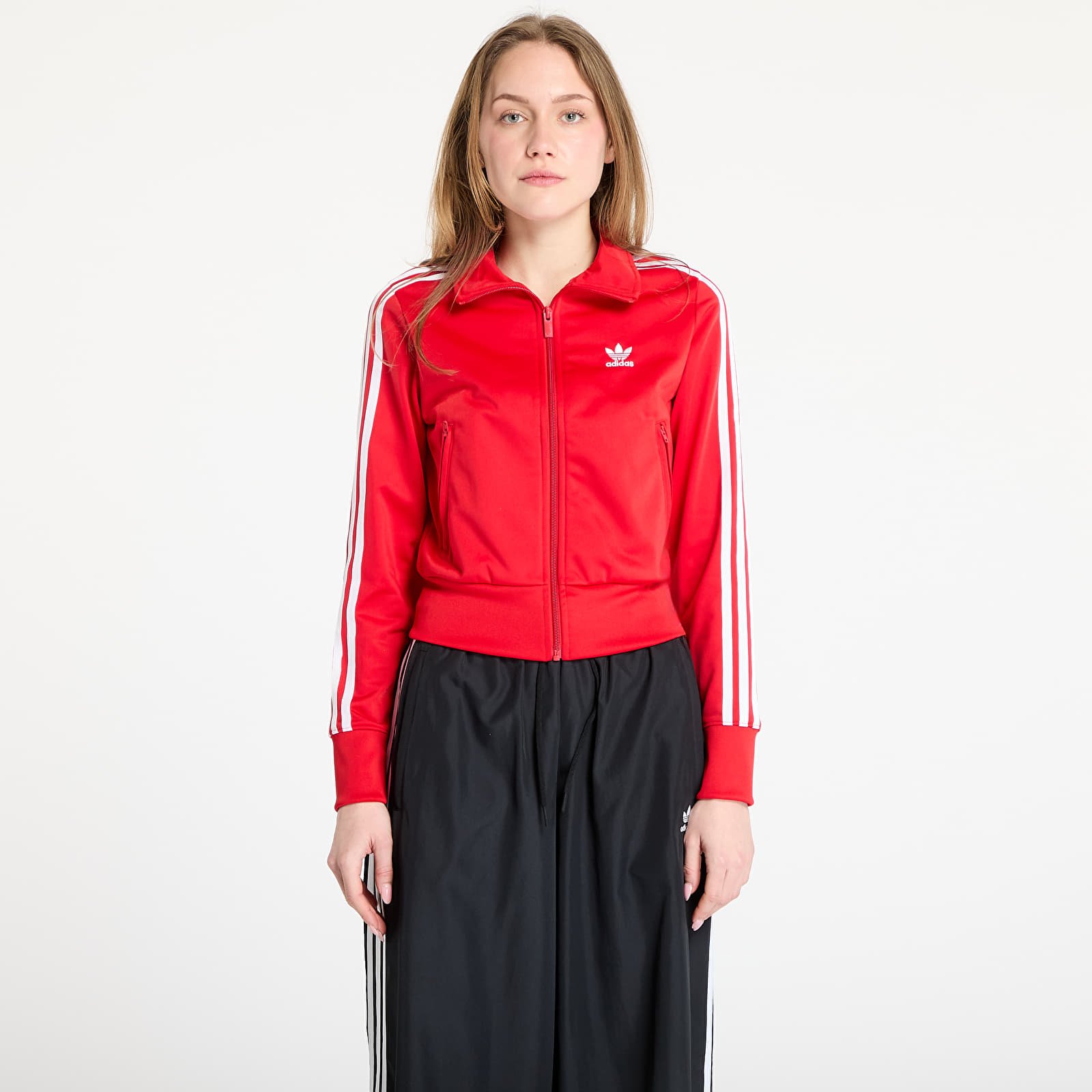 Kapucnis pulóverek és pulcsik adidas Firebird Adicolor Tracktop Better Scarlet