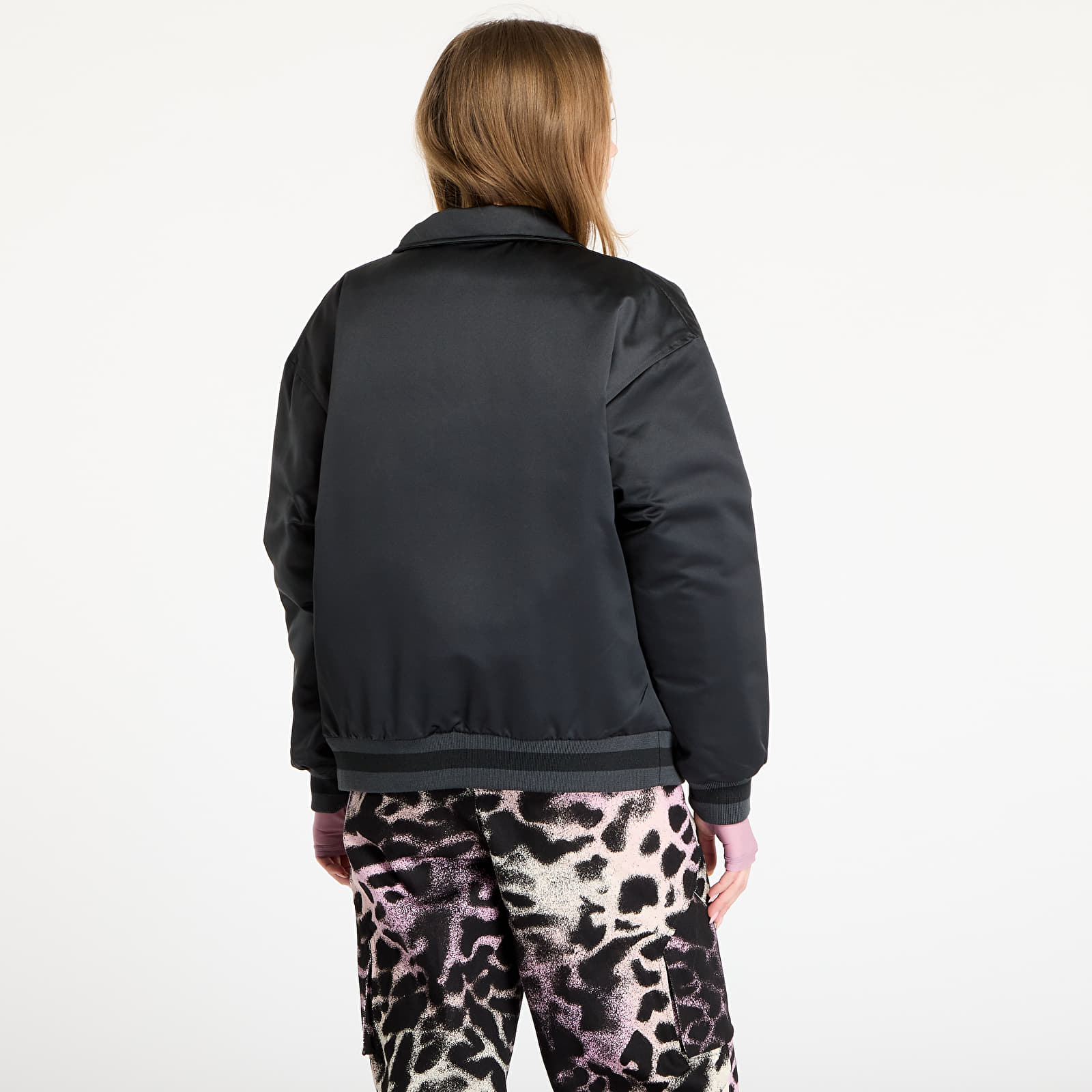Bomber Jackets Jordan Women's Varsity Jacket Black/ Gym Red