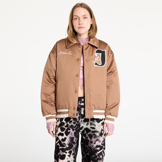 Bomber Jordan Women's Varsity Jacket Archaeo Brown/ Legend Light Brown