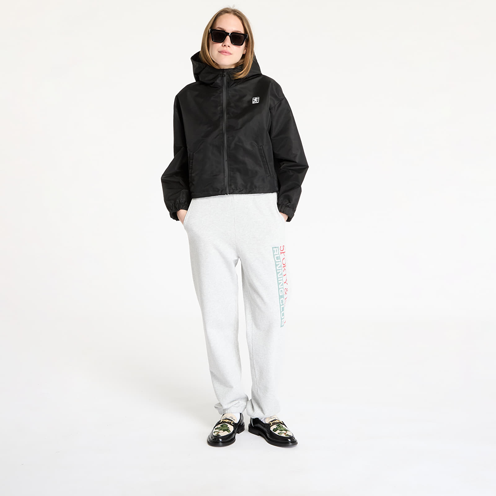 Übergangsjacken Sporty & Rich Running Woman Windbreaker Black/ White