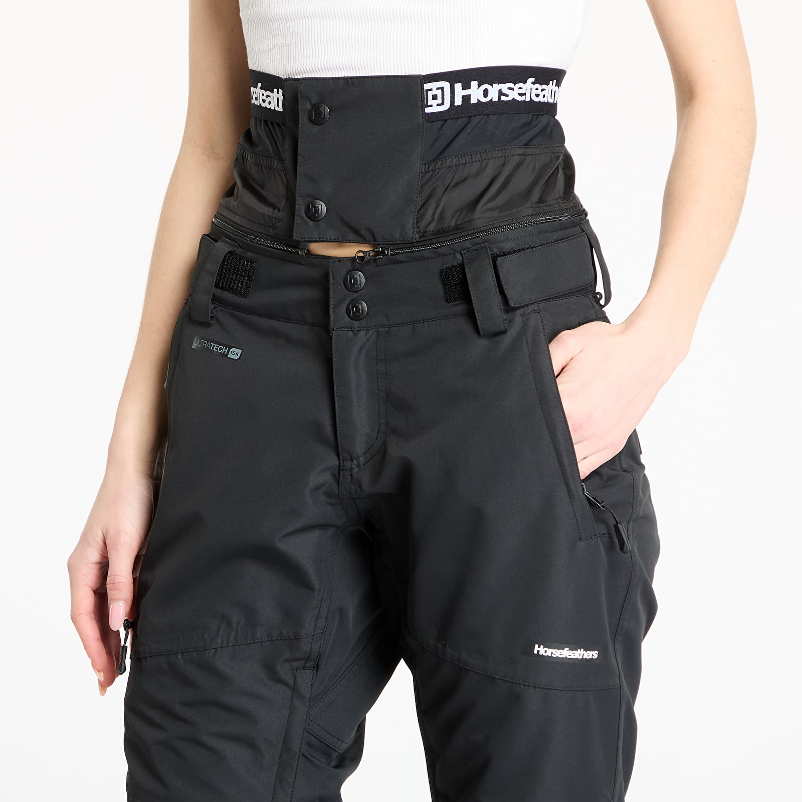 Spodnie Horsefeathers Lotte II Shell Pants Black