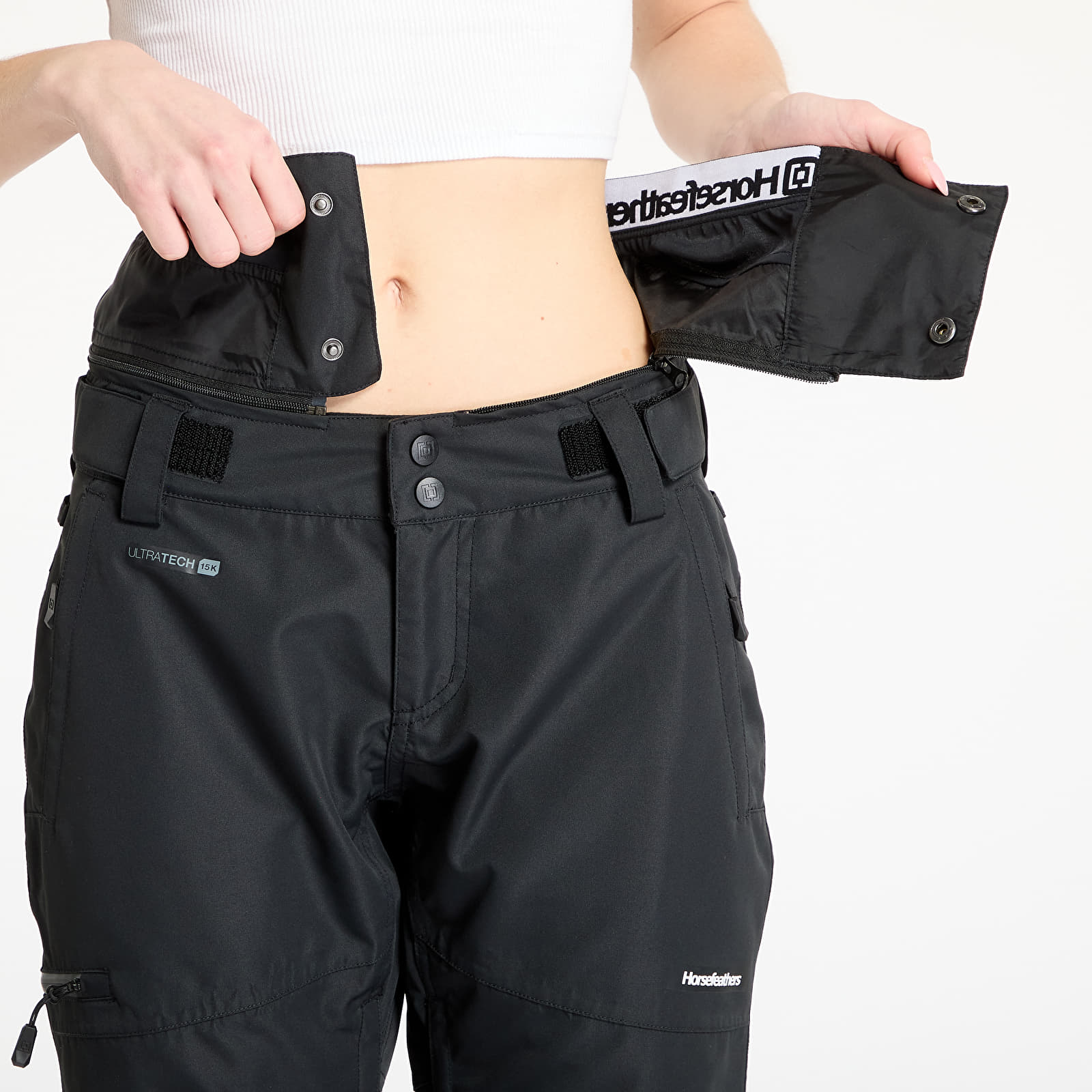 Spodnie Horsefeathers Lotte II Shell Pants Black