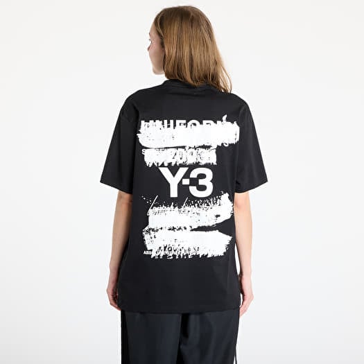 Y-3☆Graphic Short Sleeve T-Shirt UNISEX Tシャツ 2色【UK発】 T-shirts Y-3 Graphic Short Sleeve T-Shirt UNISEX Black
