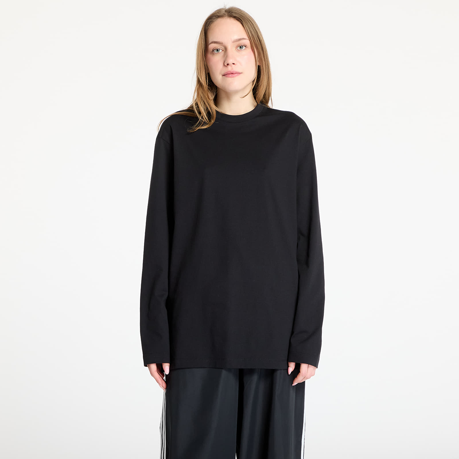 Trička Y-3 Graphic Long Sleeve Top UNISEX Black