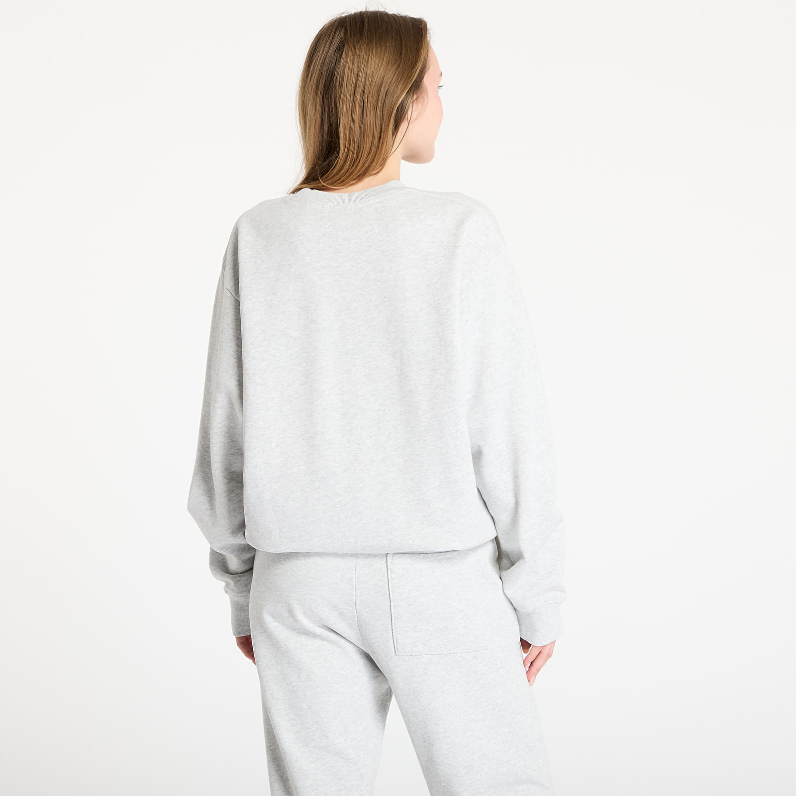 Hoodies and sweatshirts  Sporty & Rich Finish Line Crewneck UNISEX Heather Gray/ Lava/ Alpine/ Navy