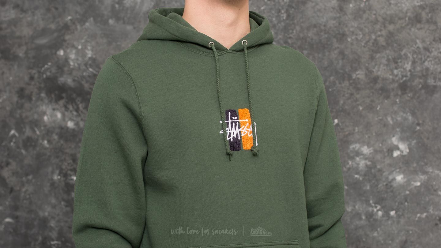 Stussy bars 2025 logo hoodie