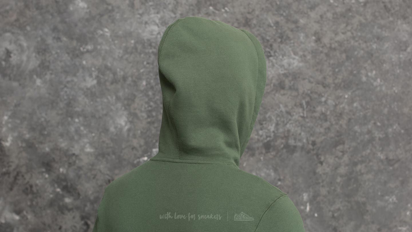 Kapuutsikud ja kampsunid Stüssy Bars Logo Applique Hoodie Dark Forest