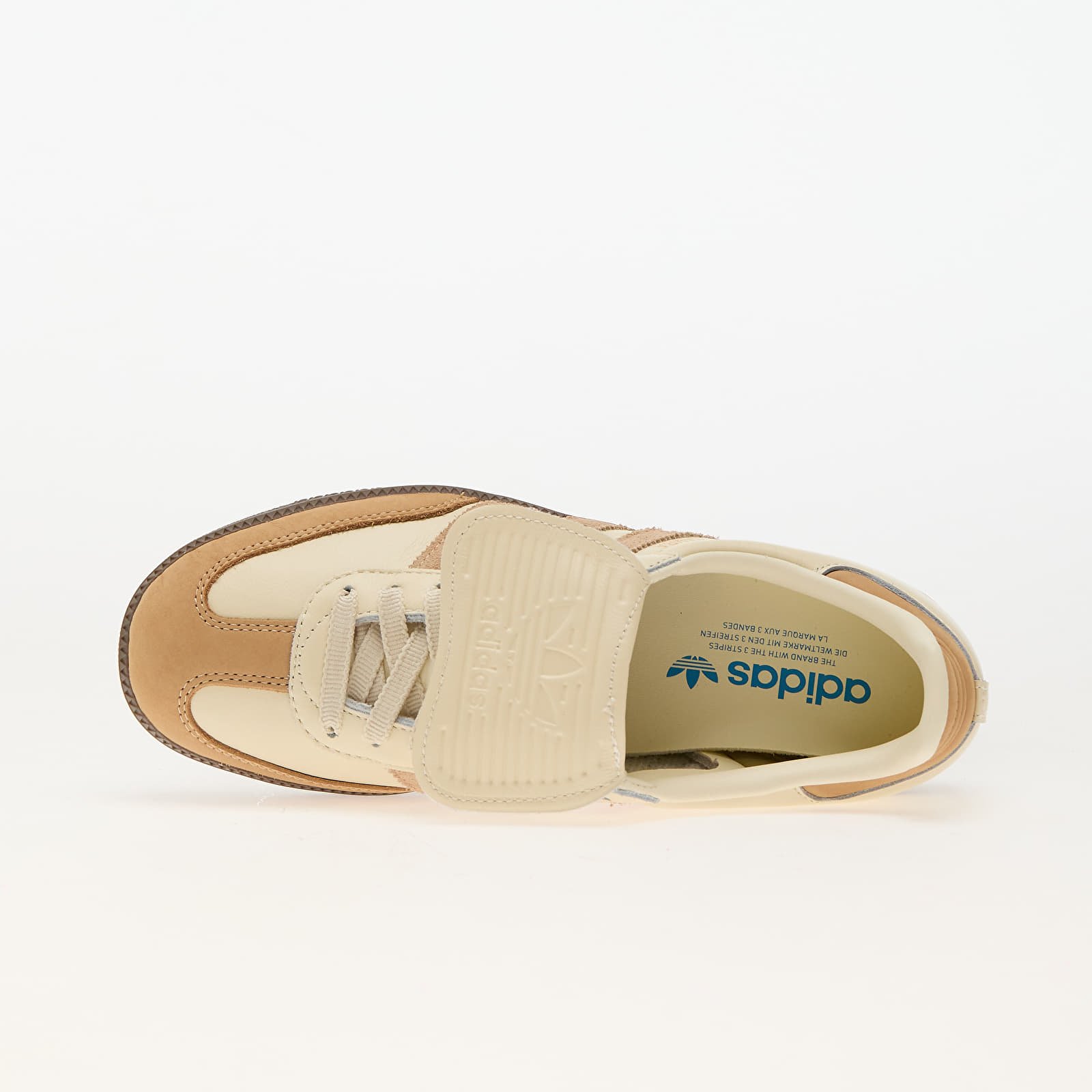 Frauen adidas Samba Lt W Cream White/ Warm Sandstone/ Gold Met.