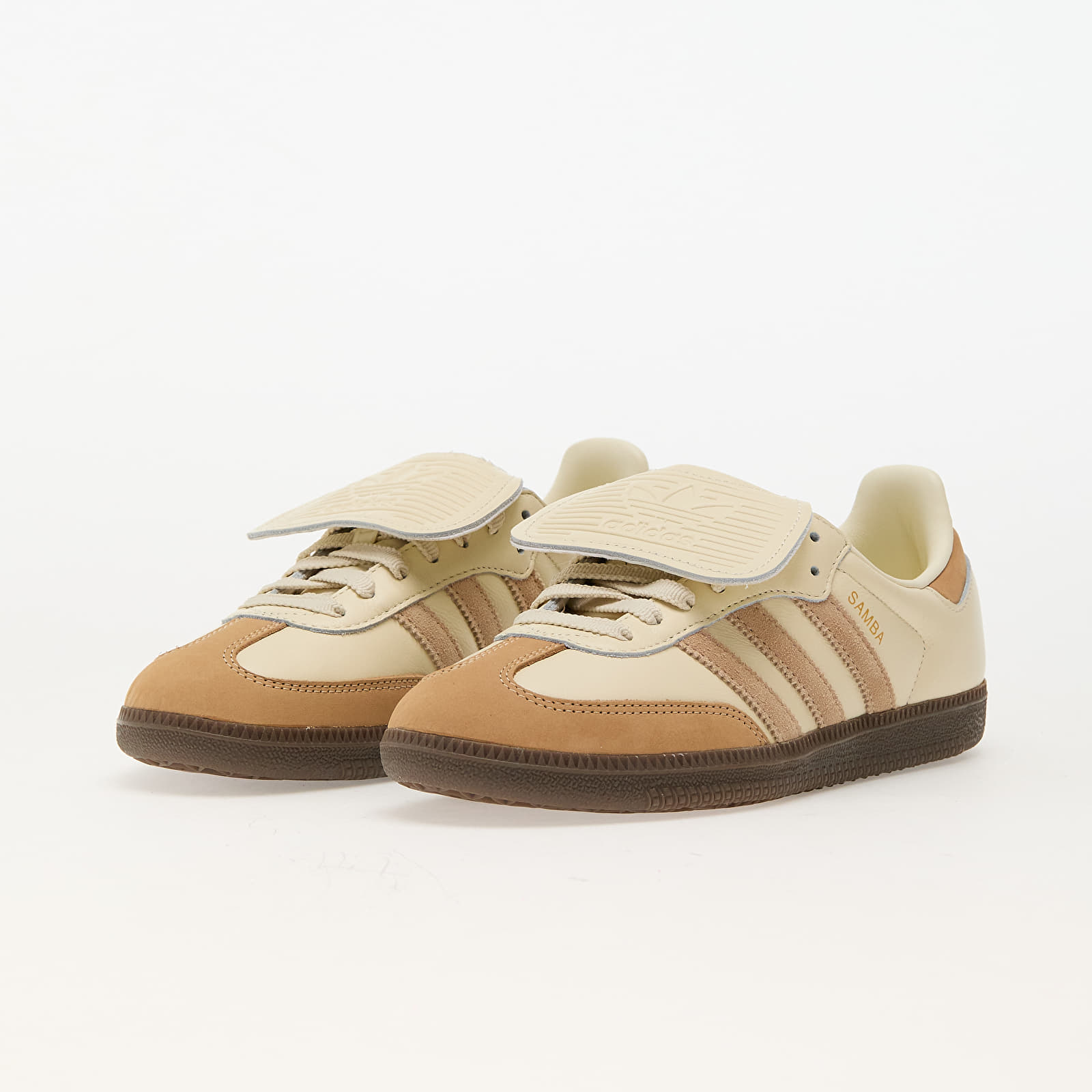 Frauen adidas Samba Lt W Cream White/ Warm Sandstone/ Gold Met.
