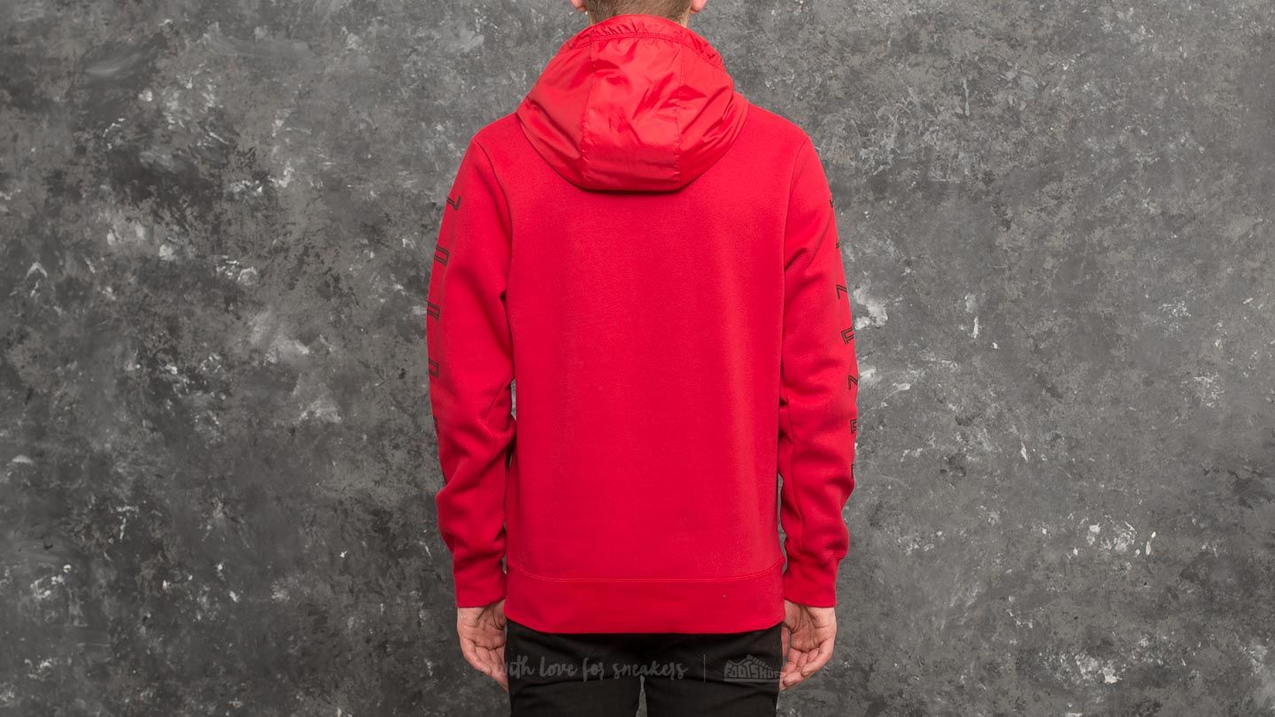 Sudaderas Air Jordan 11 Hybrid Pullover Hoodie Gym Red/ Black