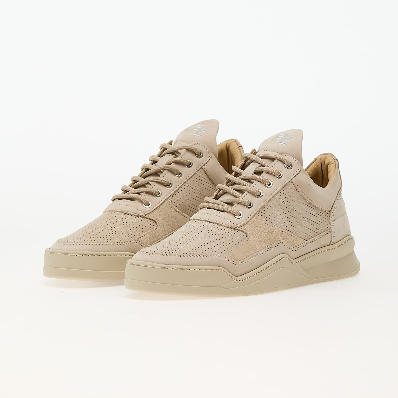 Férfi cipők Filling Pieces Low Top Ghost Panel All Beige