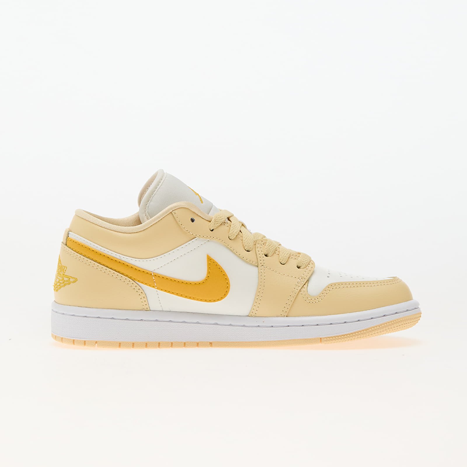 Frauen Air Jordan 1 Low Sail/ Yellow Ochre-Pale Vanilla-White