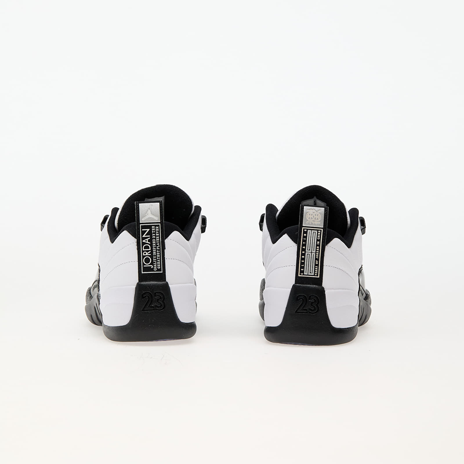 Herren Sneaker und Schuhe Air Jordan 12 Retro Low White/ Black-Metallic Silver