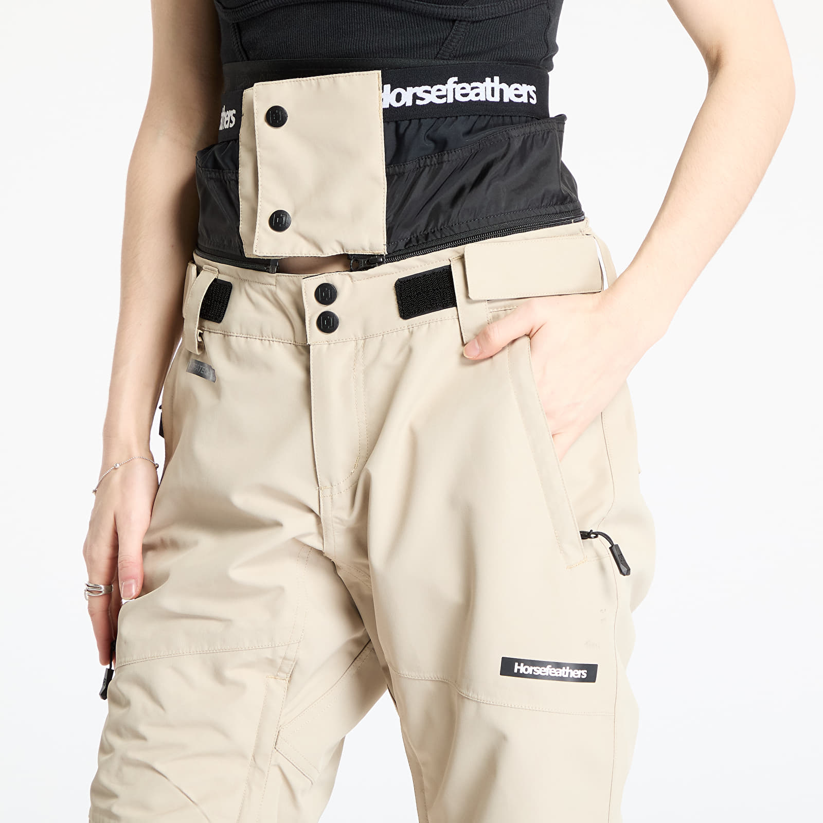 Dámské kalhoty Horsefeathers Lotte II Shell Pants Mojave
