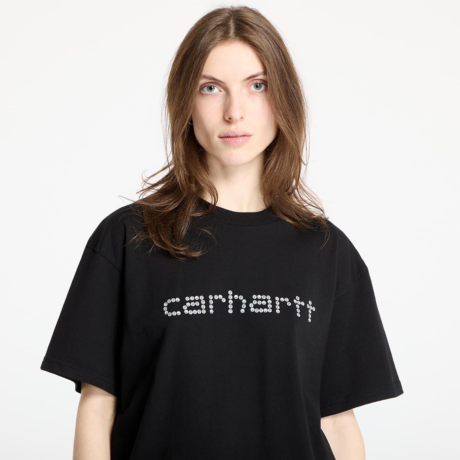 T-Shirts Carhartt WIP Rivet Script T-Shirt UNISEX Black