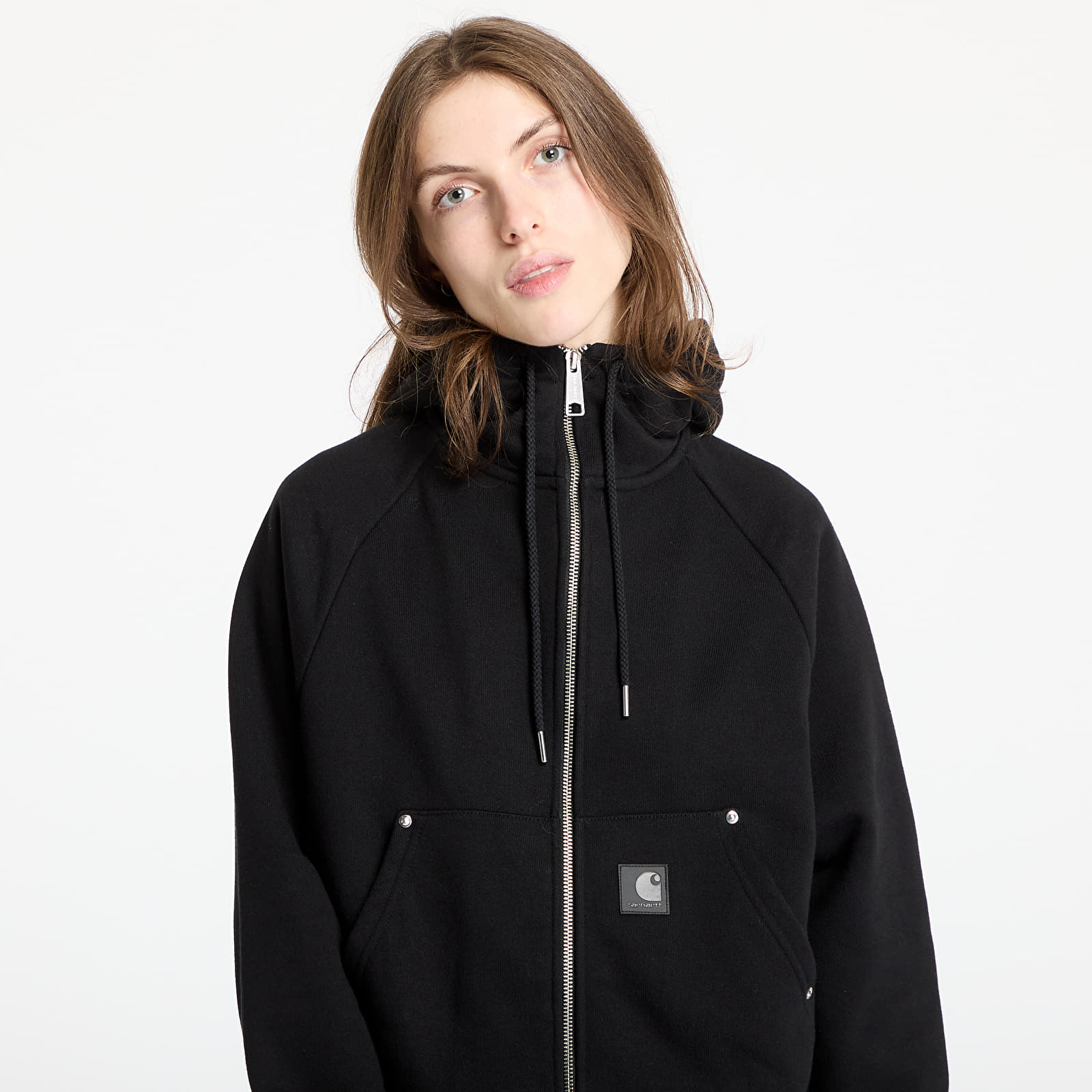 Kapucnis pulóverek és pulcsik Carhartt WIP W' Hooded Eldon Jacket Black