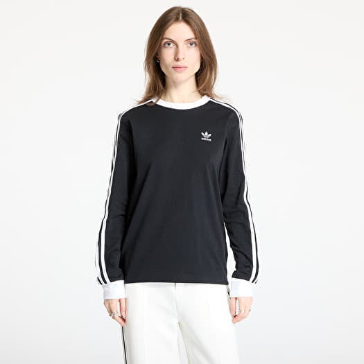 adidas Adicolor 3 Stripe Regular Long Sleeve Black