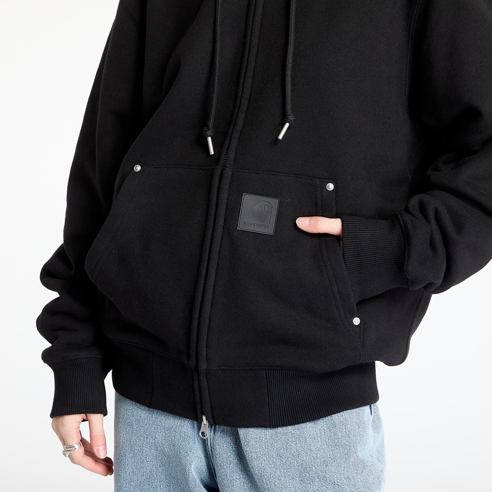 Hoodies and sweatshirts  Carhartt WIP Hooded Eldon Sweat Jacket UNISEX Black