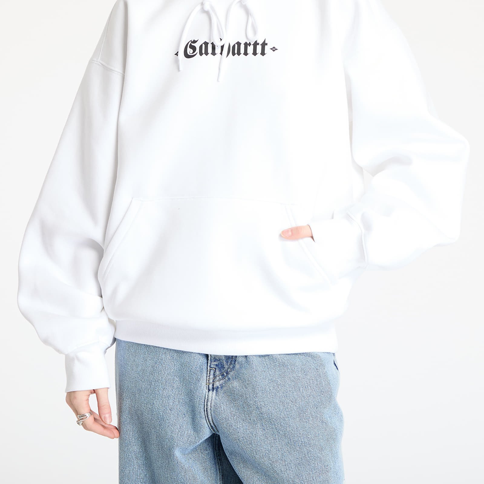 Bluzy Carhartt WIP Greatest Hits Hooded Sweatshirt UNISEX White/ Black