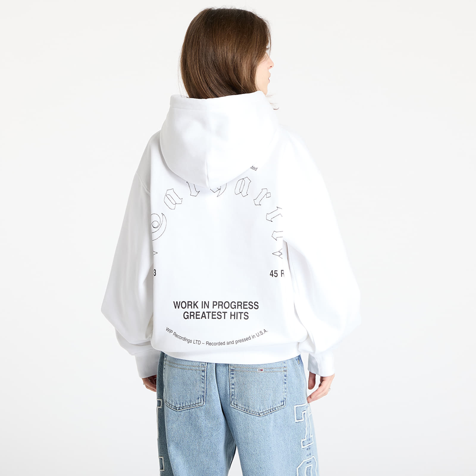 Bluzy Carhartt WIP Greatest Hits Hooded Sweatshirt UNISEX White/ Black