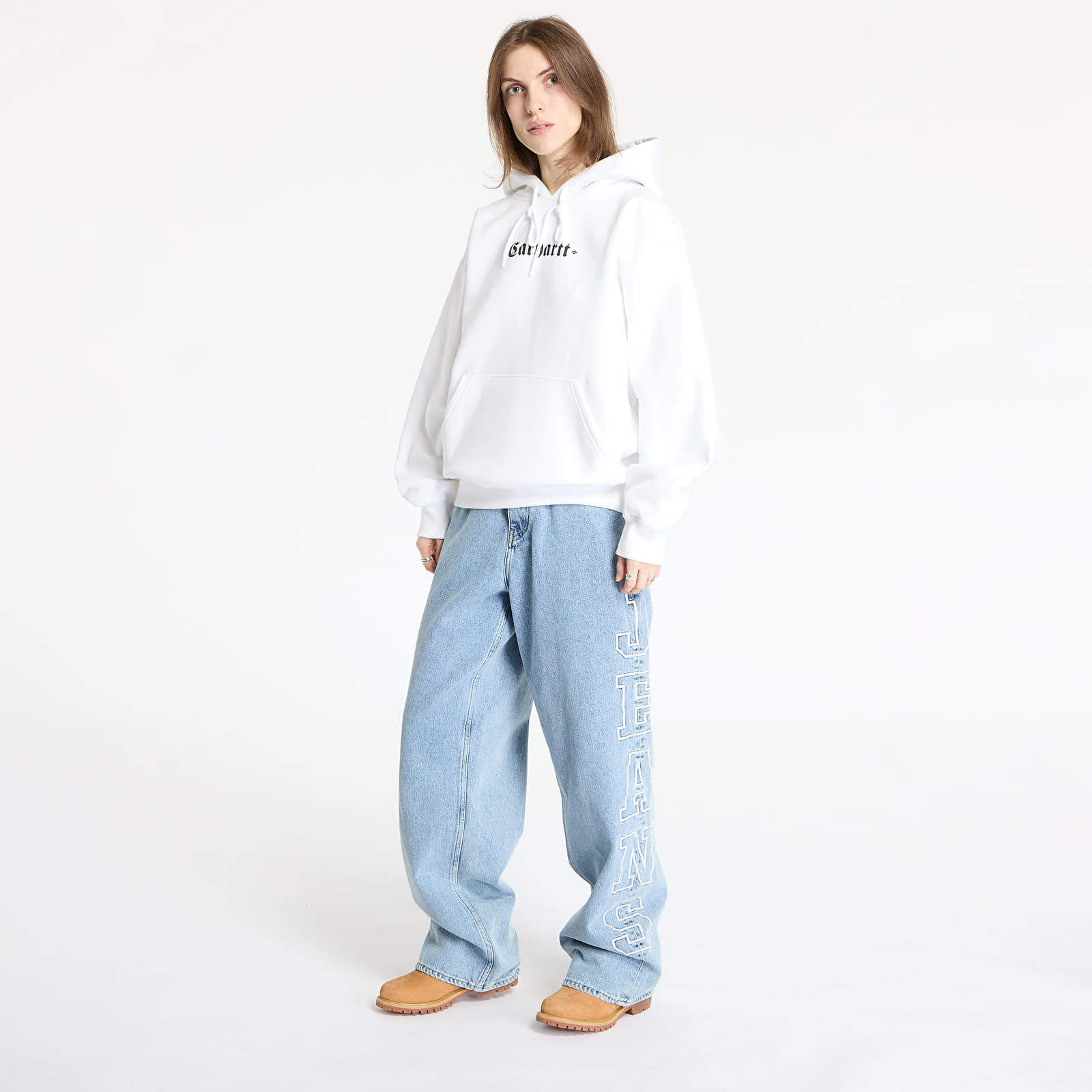 Bluzy Carhartt WIP Greatest Hits Hooded Sweatshirt UNISEX White/ Black