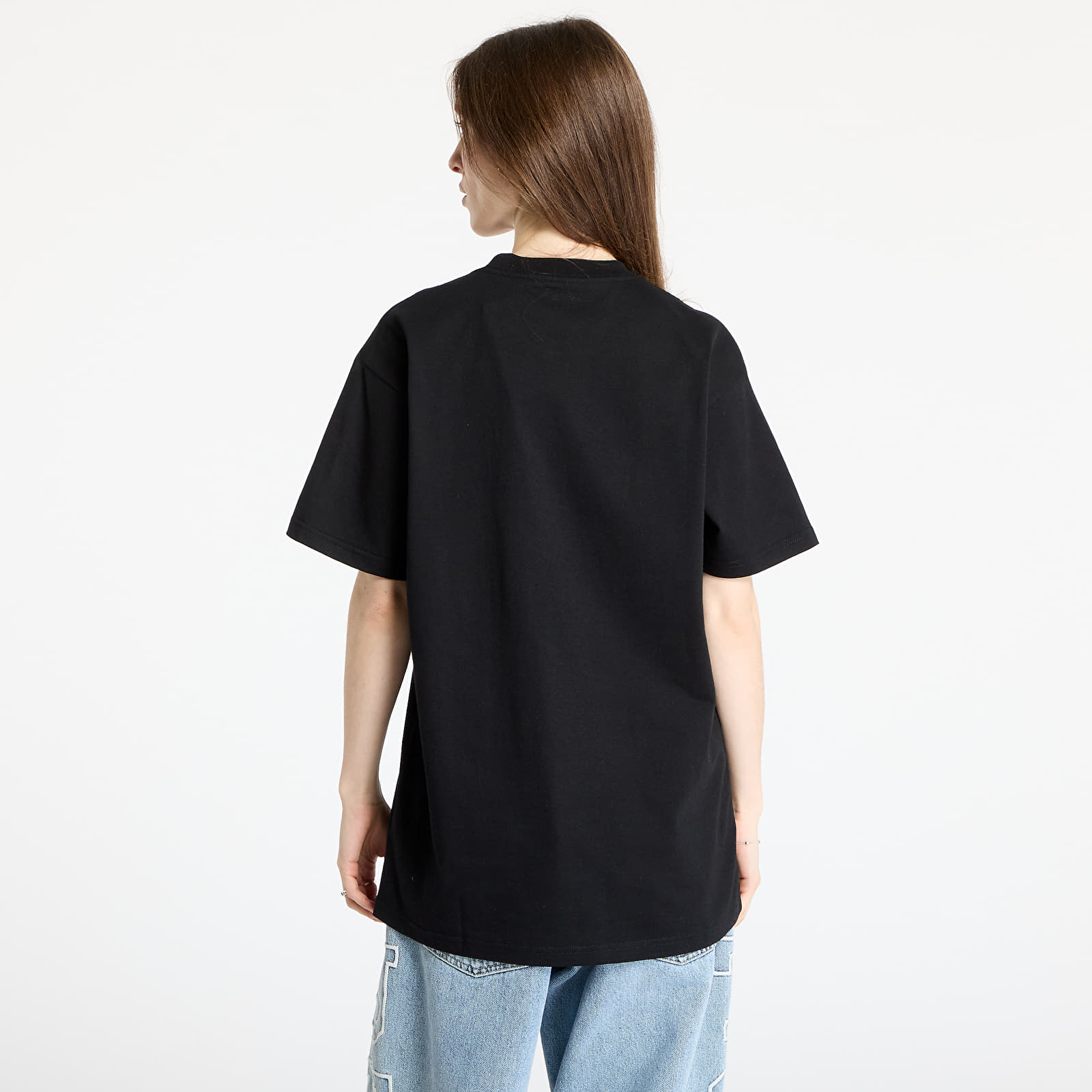 T-Shirts Carhartt WIP S/S Label Script T-Shirt UNISEX Black