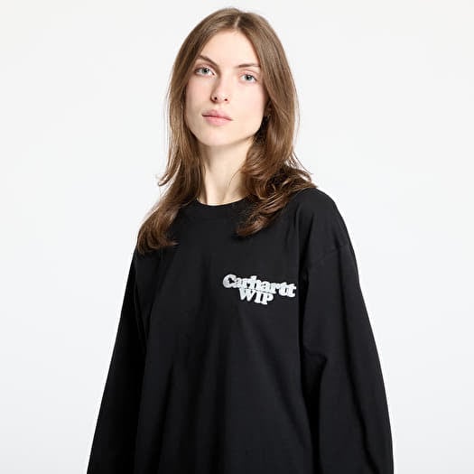 T-shirts Carhartt WIP L/S Chain Link T-Shirt UNISEX Black