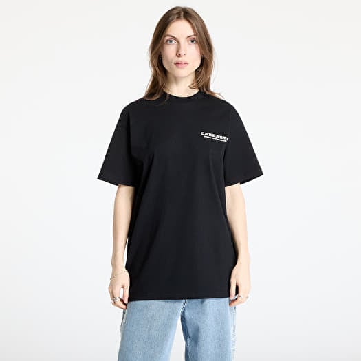Marškinėliai Carhartt WIP S/S Runaway T-Shirt UNISEX Black/ Wax
