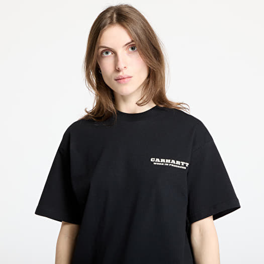 ★ドイツ発*carhartt WIP*新作*Underground Tシャツ/BLACK★ T-shirts Carhartt WIP S/S Runaway T-Shirt UNISEX Black/ Wax