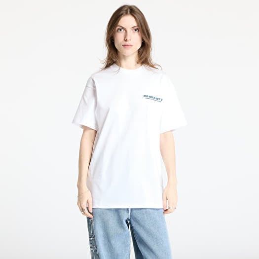 Marškinėliai Carhartt WIP S/S Runaway T-Shirt UNISEX White/ Malachite