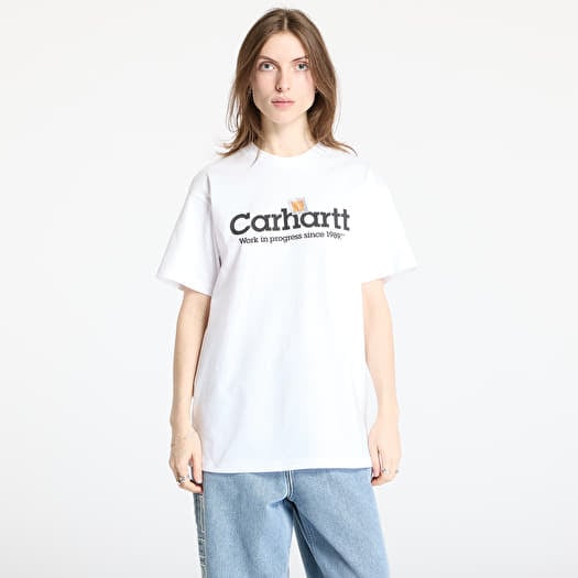 Carhartt WIP S/S Label Script T-Shirt UNISEX White
