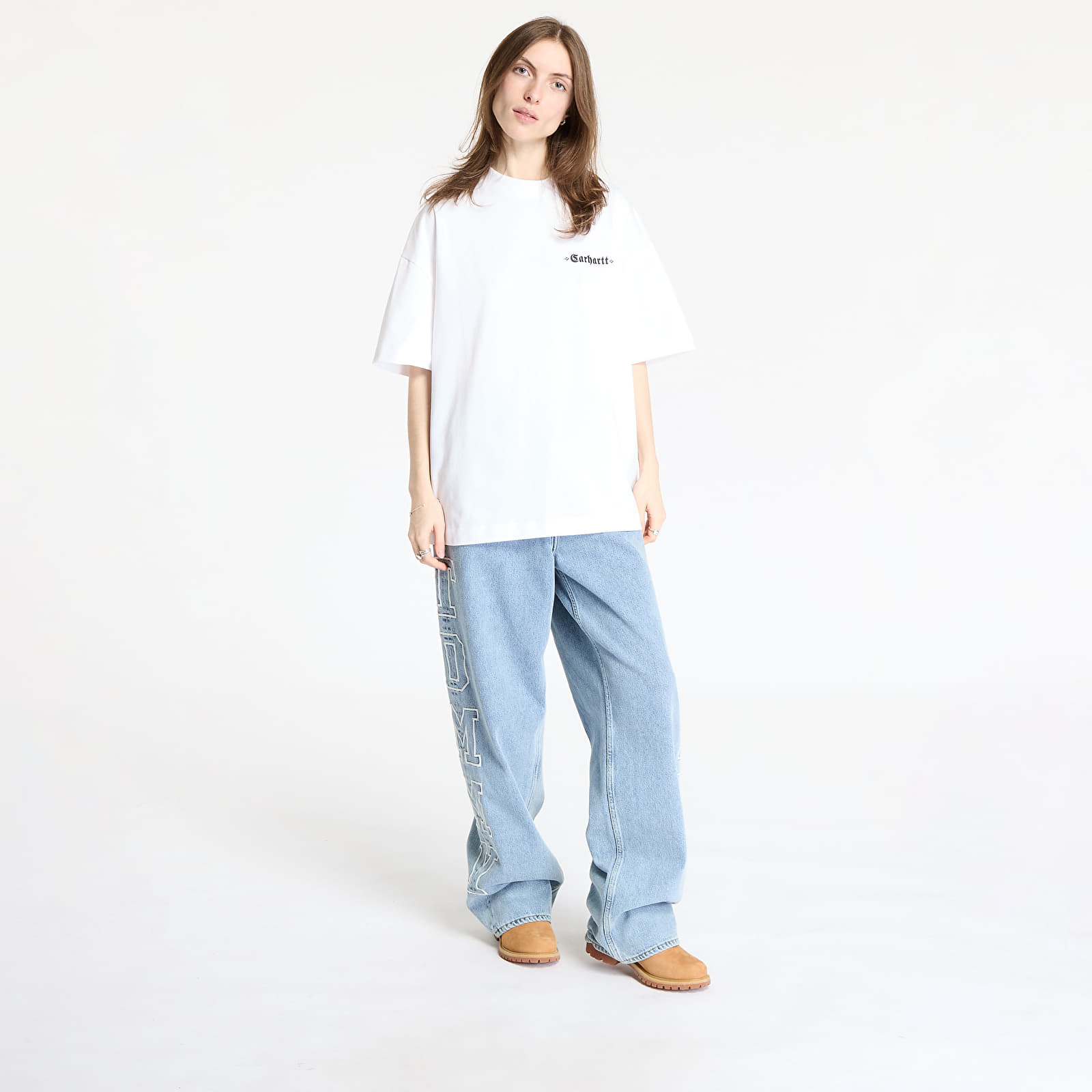 Pólók Carhartt WIP W' S/S Greatest Hits 02 T-Shirt White/ Black