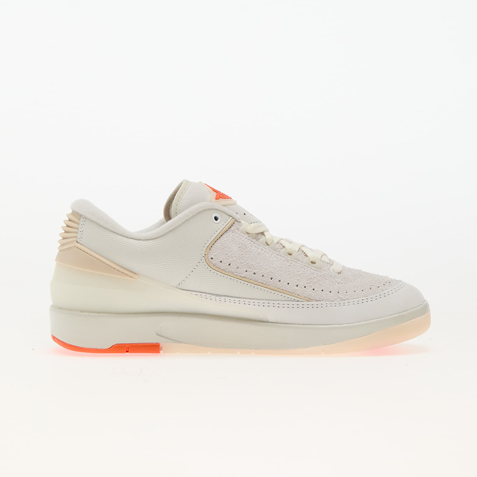 Männer Air Jordan 2 Retro Low SP White/ Sail-Light Bone-Bright Mandarin