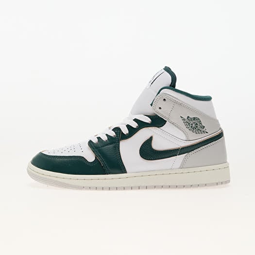 Air Jordan 1 Mid SE White/ Oxidized Green-Sail-Neutral Grey