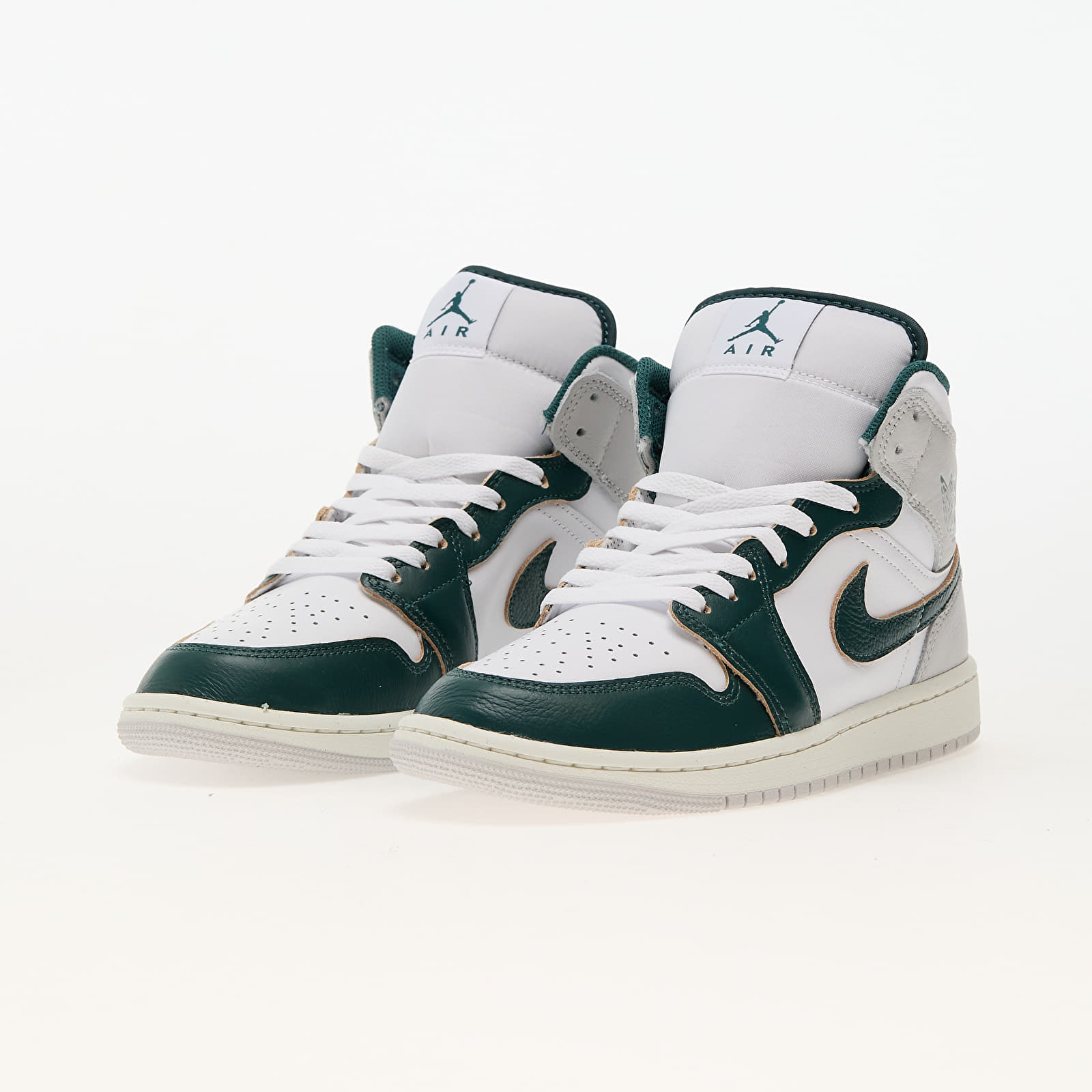 Männer Air Jordan 1 Mid SE White/ Oxidized Green-Sail-Neutral Grey