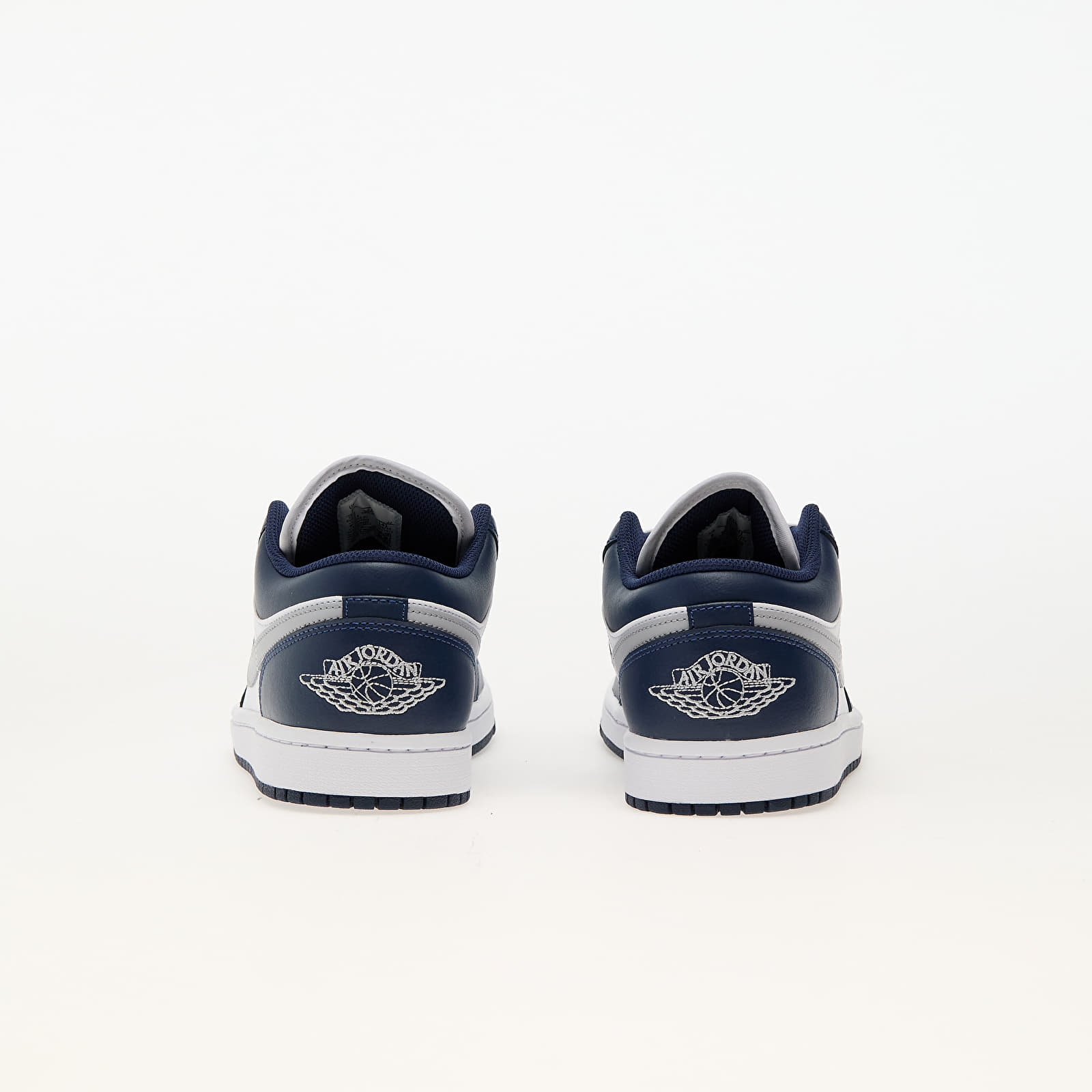 Buty męskie Air Jordan 1 Low White/ Wolf Grey-Midnight Navy
