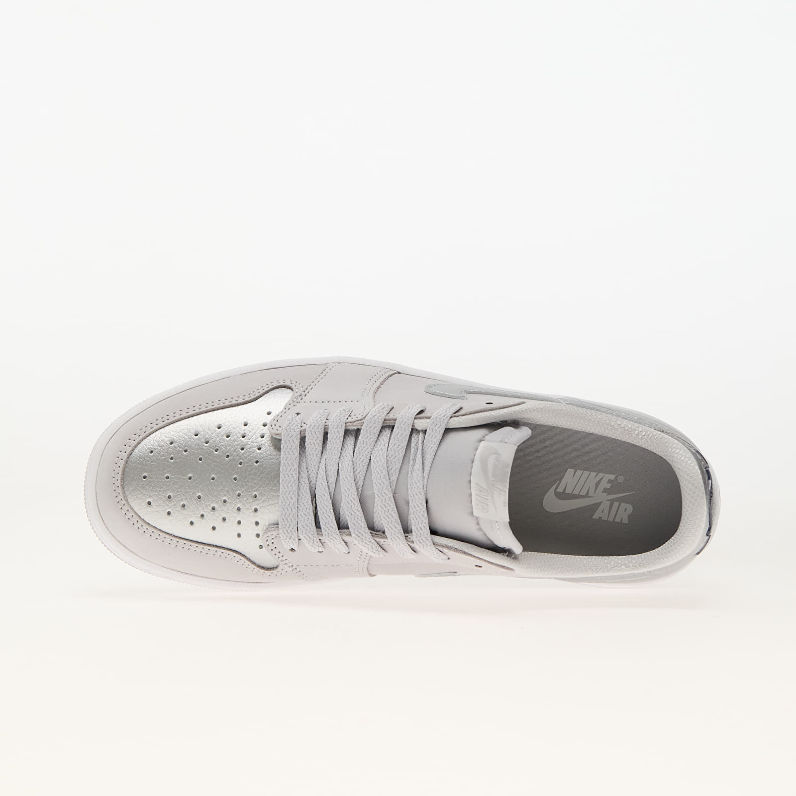 Men's shoes Air Jordan 1 Low OG "Silver" Neutral Grey/ Metallic Silver-White