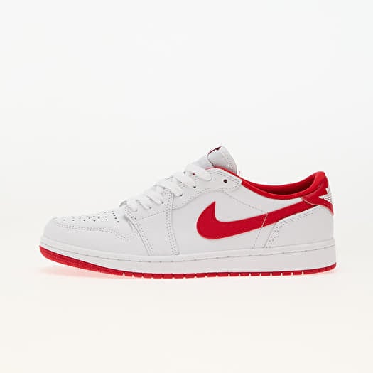 Air Jordan 1 Low OG "White/Red" White/ University Red-White