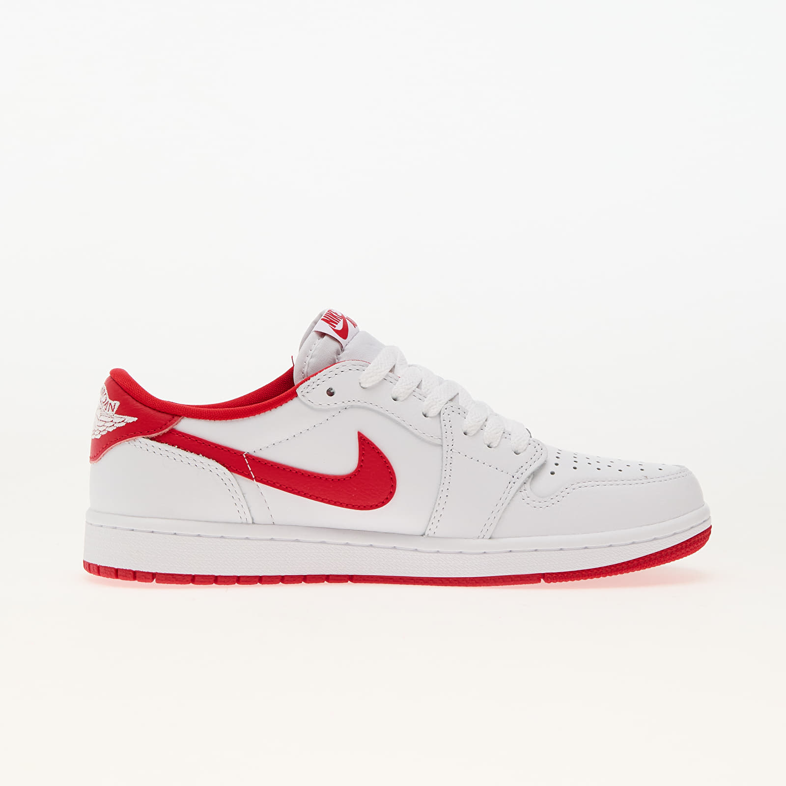 Herren Sneaker und Schuhe Air Jordan 1 Low OG "White/Red" White/ University Red-White