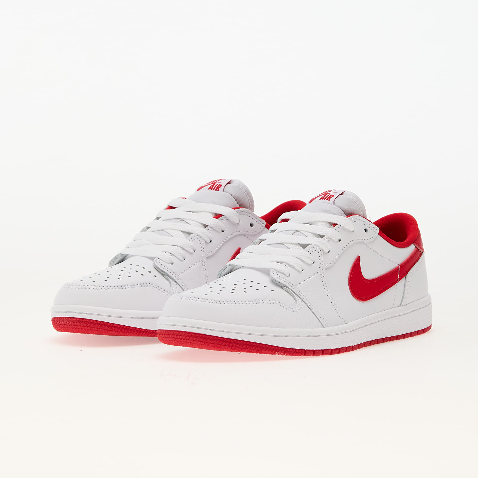Herren Sneaker und Schuhe Air Jordan 1 Low OG "White/Red" White/ University Red-White