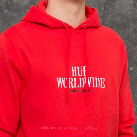 Huf hoodie red sales