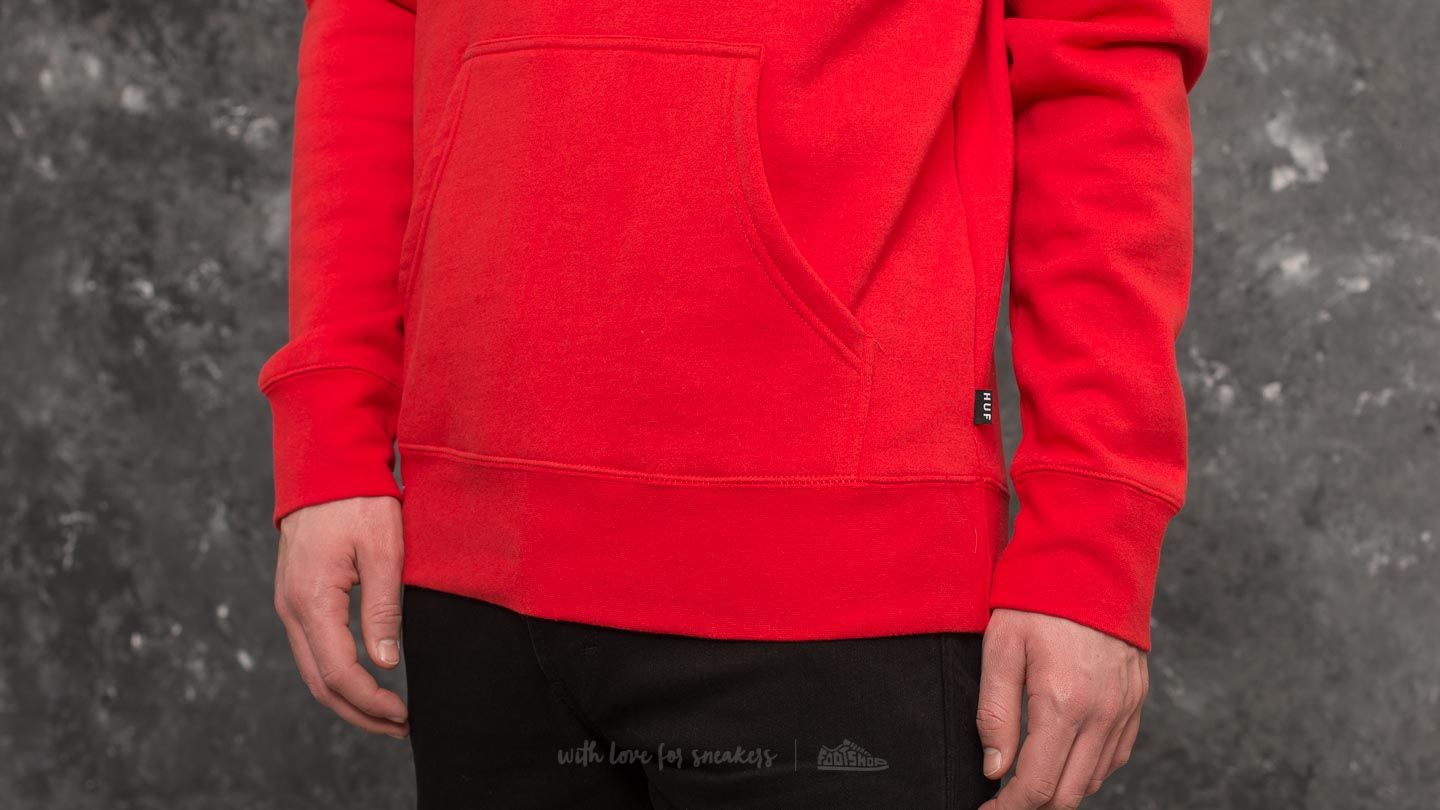 Huf hoodie new arrivals red