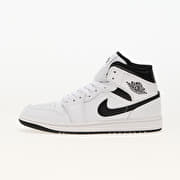 Air Jordan 1 Mid White/ Black-White-Black