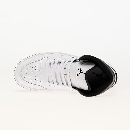 Men's shoes Air Jordan 1 Mid White/ Black-White-Black | Footshop
