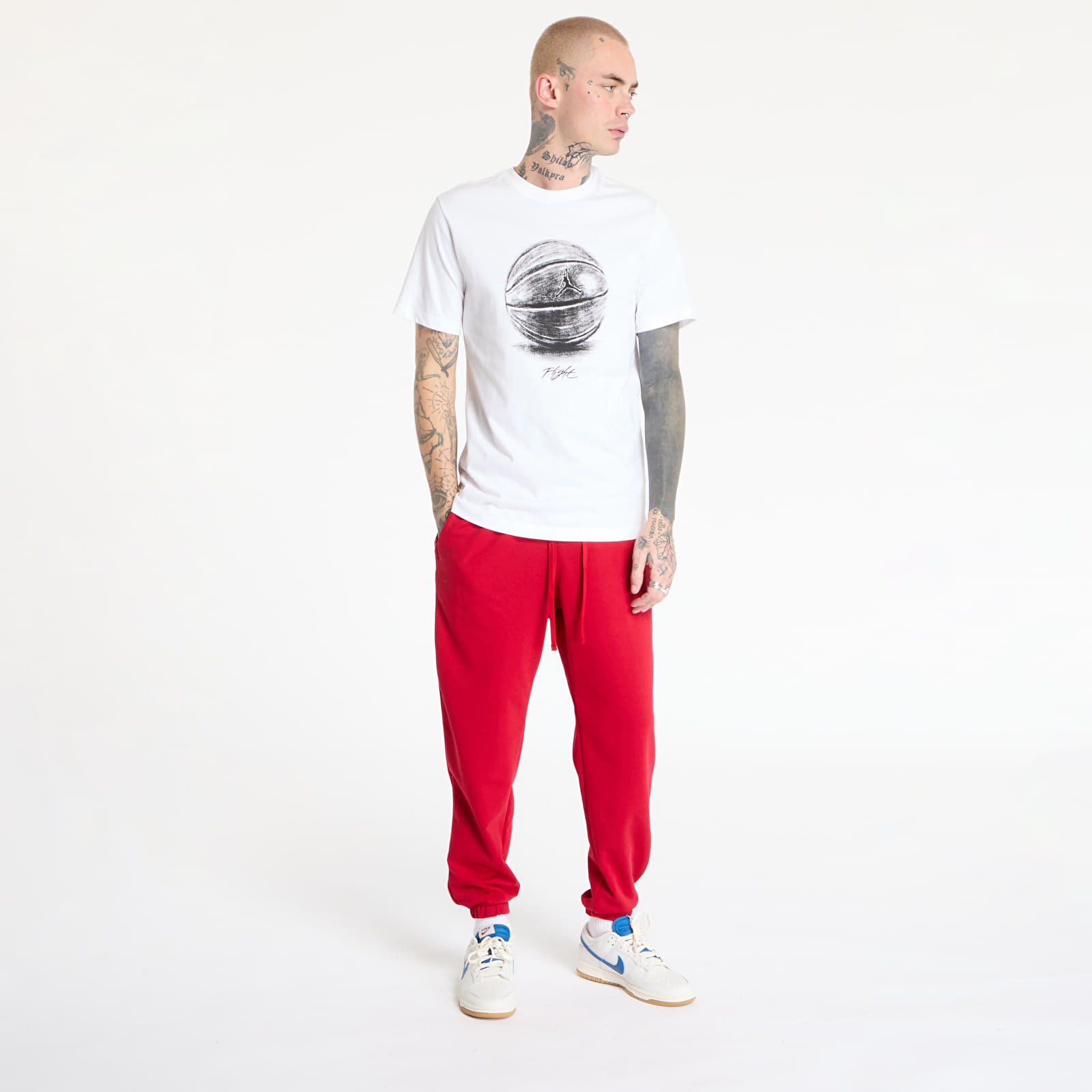 Jogginghosen Jordan Sport Crossover Men's Dri-FIT Fleece Pants Gym Red/ Black