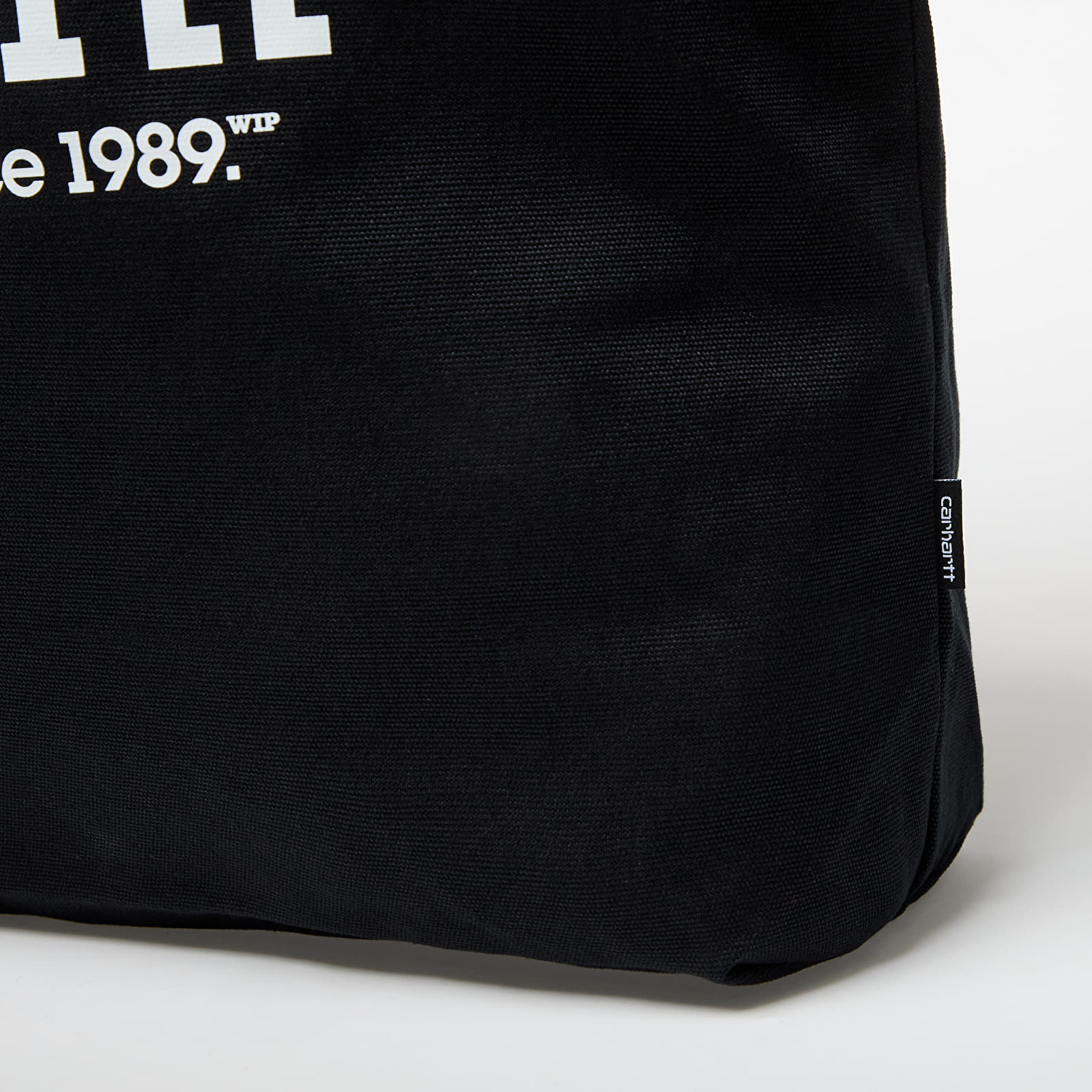 Crossbody táskák Carhartt WIP Canvas Graphic Tote Large Label Script Print/ Black