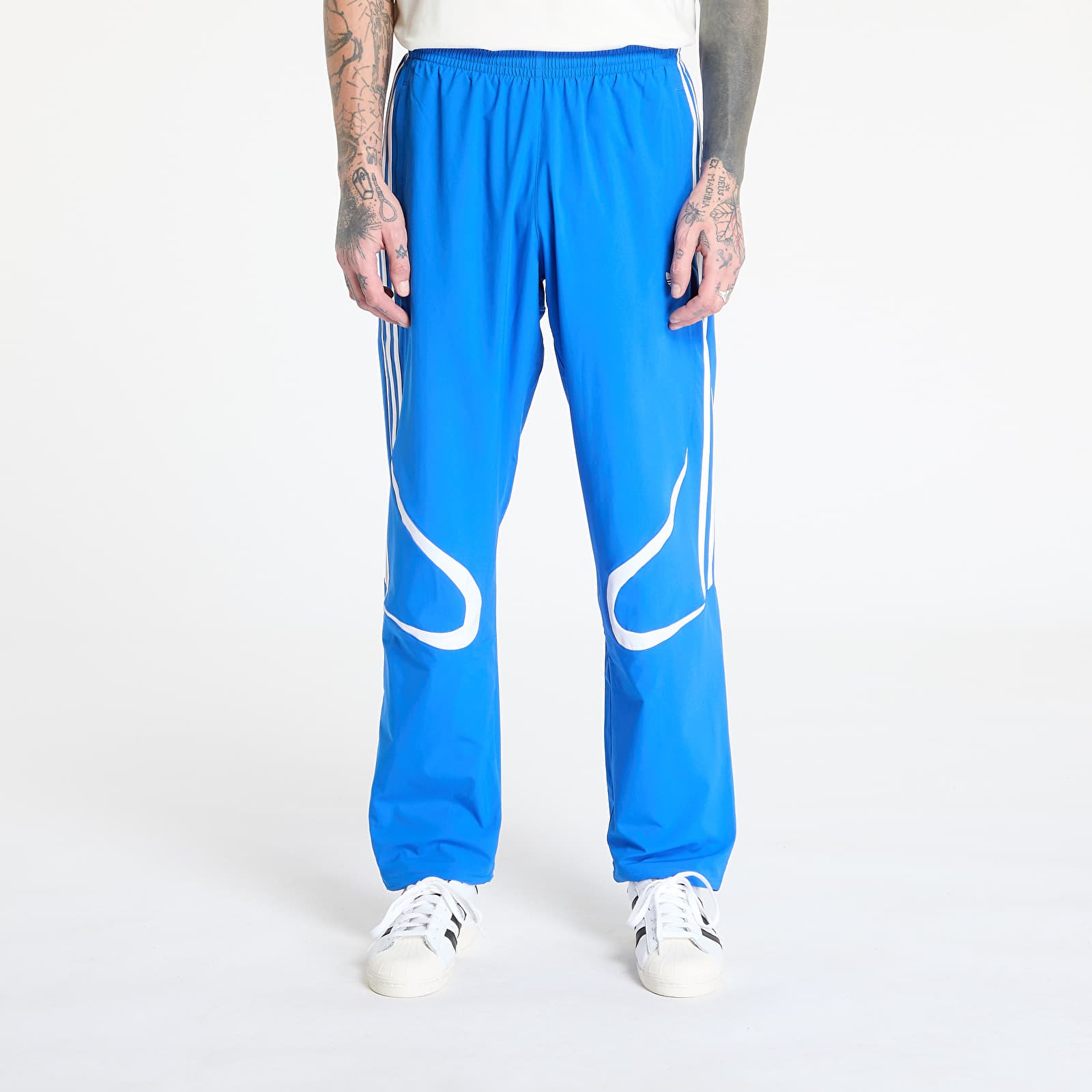 Pánské kalhoty adidas Adicolor Teamgeist Track Pants Blue/ White
